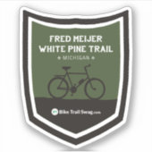 Sticker Piste blanc Fred Meijer (Devant)