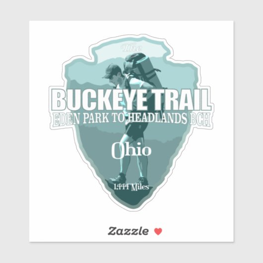 Sticker Piste Buckeye (flèche T) (Feuille)