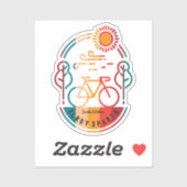 Sticker Piste cyclable Retro Elroy Sparta (Feuille)