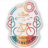 Sticker Piste cyclable Retro Stillwater Minnesota (Devant)