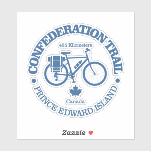 Sticker Piste de la Confédération (cyclisme) (Feuille)