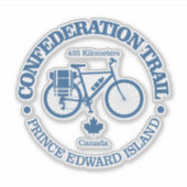 Sticker Piste de la Confédération (cyclisme) (Devant)