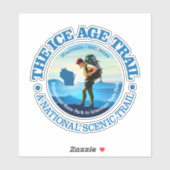 Sticker Piste de l'âge glaciaire (C) (Feuille)