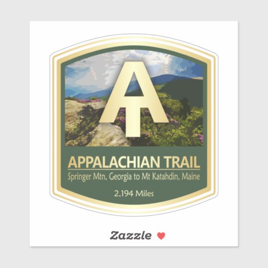 Sticker Piste des Appalaches (PF) (Feuille)