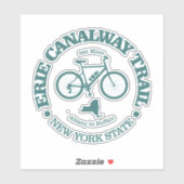 Sticker Piste du canal Erie (cyclisme) (Feuille)
