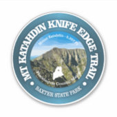 Sticker Piste du couteau (Katahdin) (Devant)
