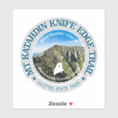 Sticker Piste du couteau (Katahdin) (Feuille)