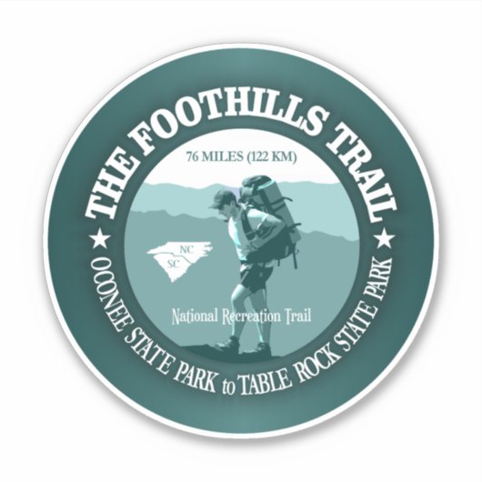 Sticker Piste Foothills (T) (Devant)