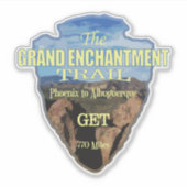 Sticker Piste Grand Enchantment (flèche) (Devant)
