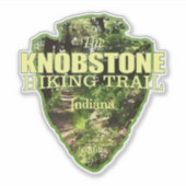 Sticker Piste Knobstone (flèche) (Devant)