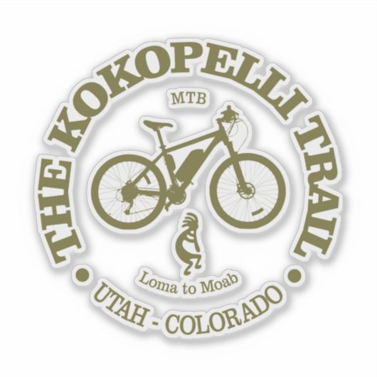 Sticker Piste Kokopelli (MTB) (Devant)