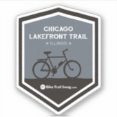 Sticker Piste Lakefront de Chicago (Devant)