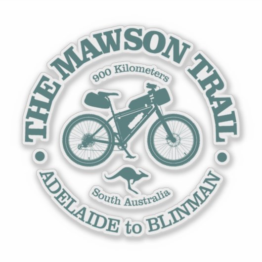 Sticker Piste Mawson (cyclisme) (Devant)