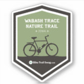 Sticker Piste naturelle de Wabash Trace (Devant)