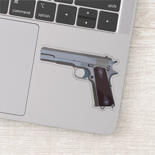 Sticker Pistol semi-automatique américain (Détail)