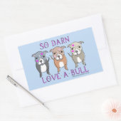Sticker Pitbull So Darn Love-A-Bull (Enveloppe)