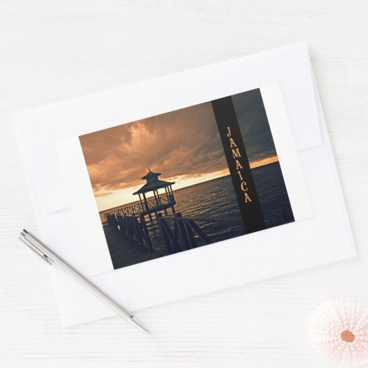 Sticker pittoresque Jamaïque Sunset (Enveloppe)