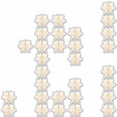 Sticker PixDezines Bumble Bees, Faux Gold (Devant)