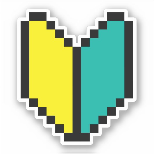 Sticker Pixel 8 bits Wakaba / Mark Shoshinsha (Devant)