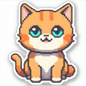 Sticker Pixel Perfect Kitty (Devant)
