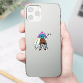 Sticker Pixel Vengeance : Héroïne des Terres Désolées (Téléphone)