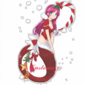 Sticker Pixie de Noël Mermaid Thunder_Cove (Devant)