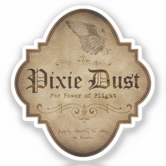 Sticker Pixie Dust Apothecary DC (Recto)