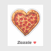 Sticker pizza cardiaque (Feuille)