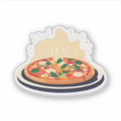 Sticker Pizza délicieux (Devant)