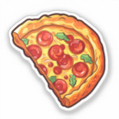 Sticker Pizza dessin animé (Recto)