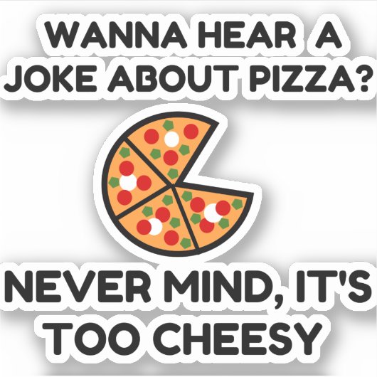 Sticker Pizza Joke (Devant)
