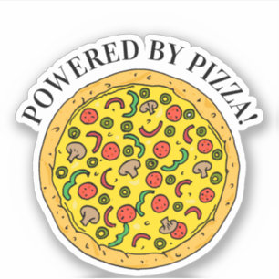 Sticker Pizza Lover Powered by Pizza Quote