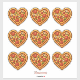 Sticker Pizza mon coeur