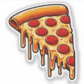 Sticker Pizza Pepperoni au fromage (Devant)