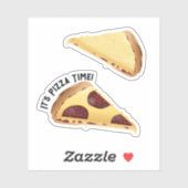 Sticker Pizza Pepperoni et pizza au fromage (Feuille)