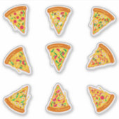 Sticker Pizza Set Pack : Offres et packs délicieux (Devant)