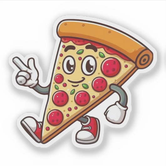 Sticker Pizza Slice (Devant)
