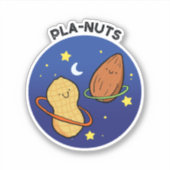 Sticker Pla-noix Arachide Externe Pun Die-Cut (Devant)