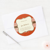 Sticker Plaatsinstelling (Envelop)