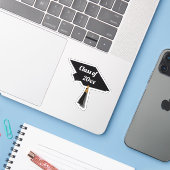 Sticker Plafond de diplôme (Ordinateur portable avec iPhone)