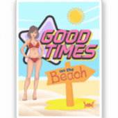Sticker plage (Recto)