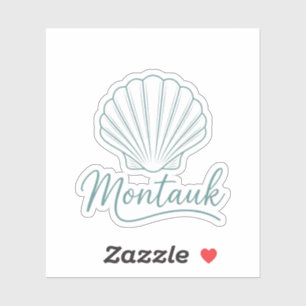 Sticker Plage côtière nautique vintage Montauk Long Island