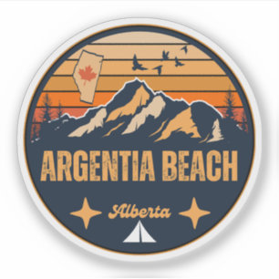 Sticker Plage d'Argentia, Alberta