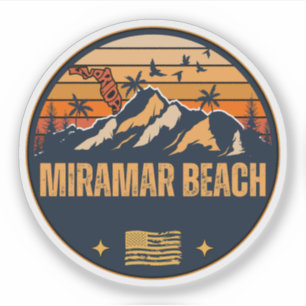 Sticker Plage de Miramar, Floride 