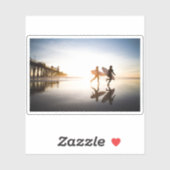 Sticker Plage d'Oceanside (Feuille)