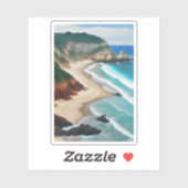 Sticker Plage Paradise (Feuille)