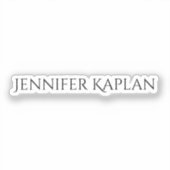 Sticker Plain Minimalist Professional Modern (Recto)