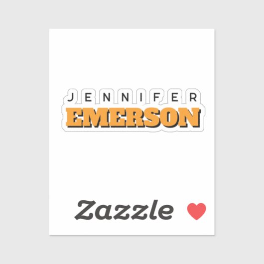 Sticker Plaine moderne minimaliste professionnelle (Feuille)