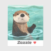 Sticker Plaisanterie délicieuse (Feuille)