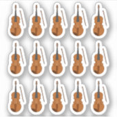 Sticker Plan de leçons de violon Musique Enseignant Planif (Devant)